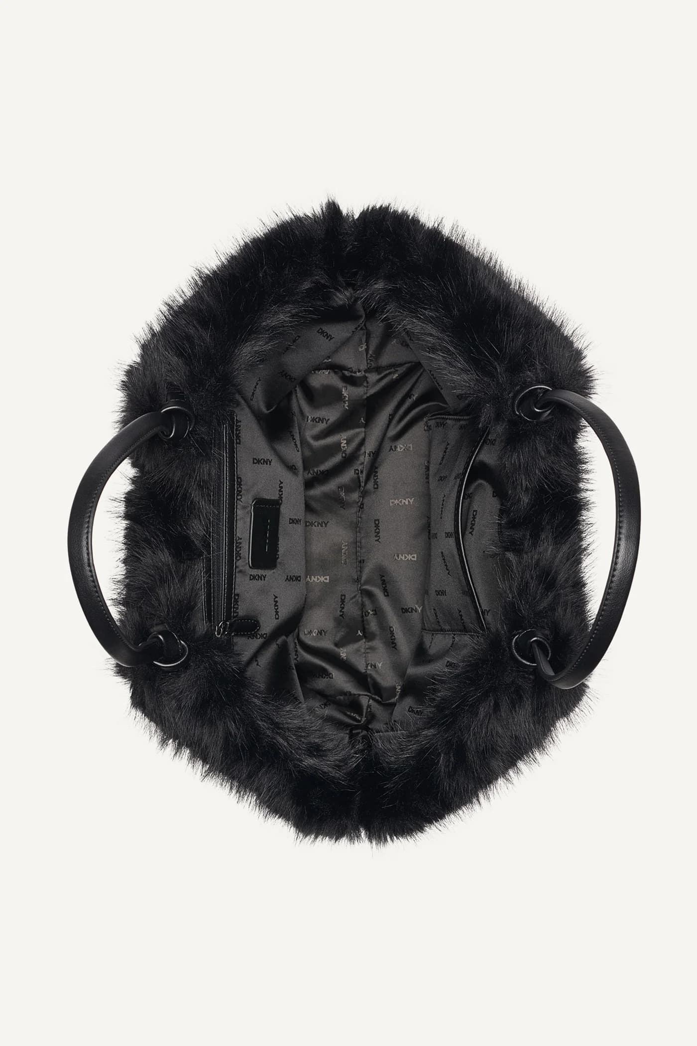 PAULA MEDIUM FAUX FUR TOTE angle 5