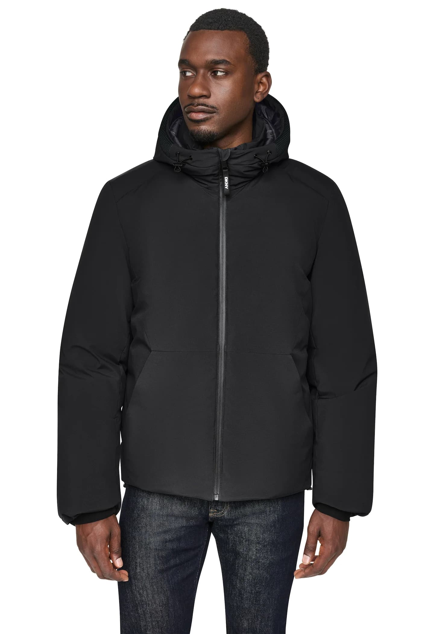HOODED PUFFER JACKET angle 4