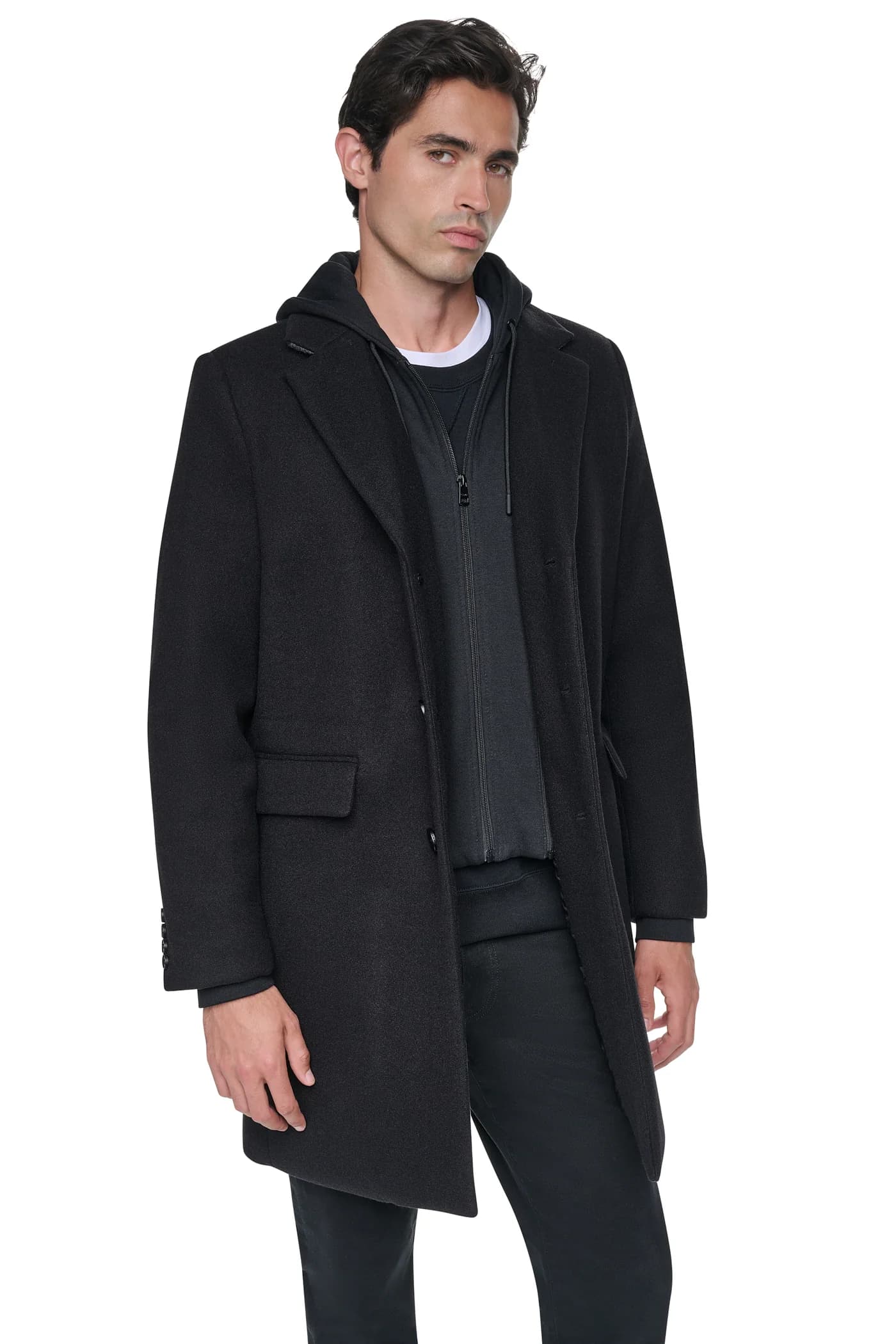 FAUX WOOL COAT angle 5