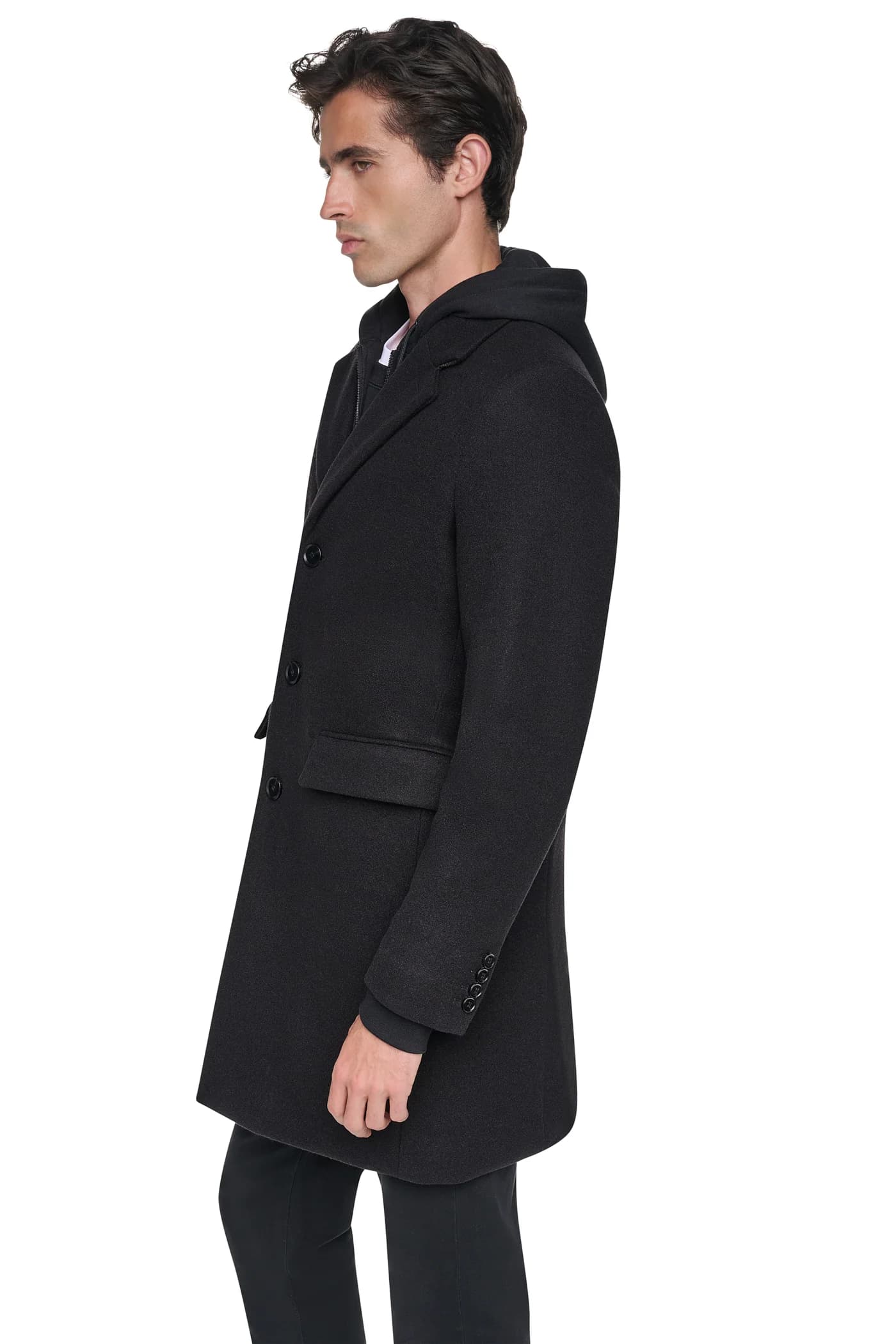FAUX WOOL COAT angle 4