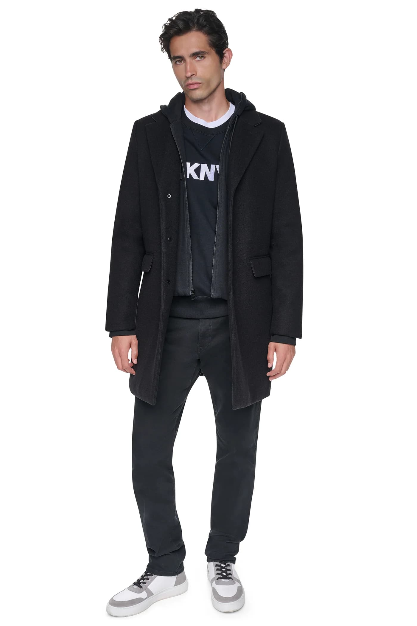 FAUX WOOL COAT angle 8