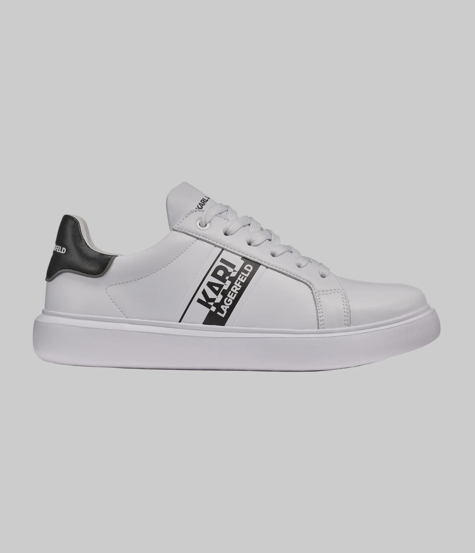 SIDE LOGO SNEAKER in White