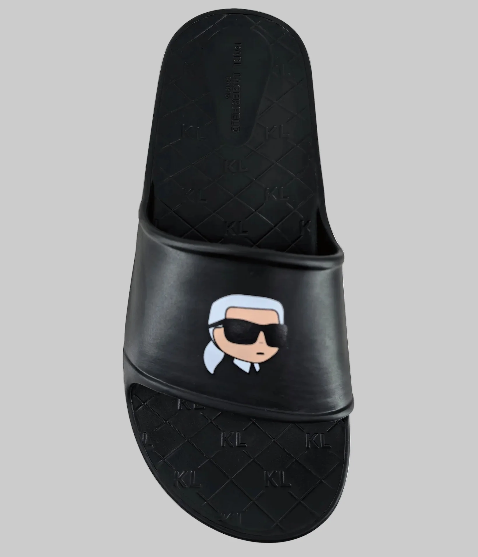 SACHA SLIDE SANDAL in Black
