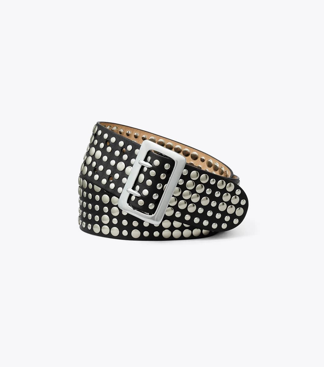 2" Studded Belt in Black