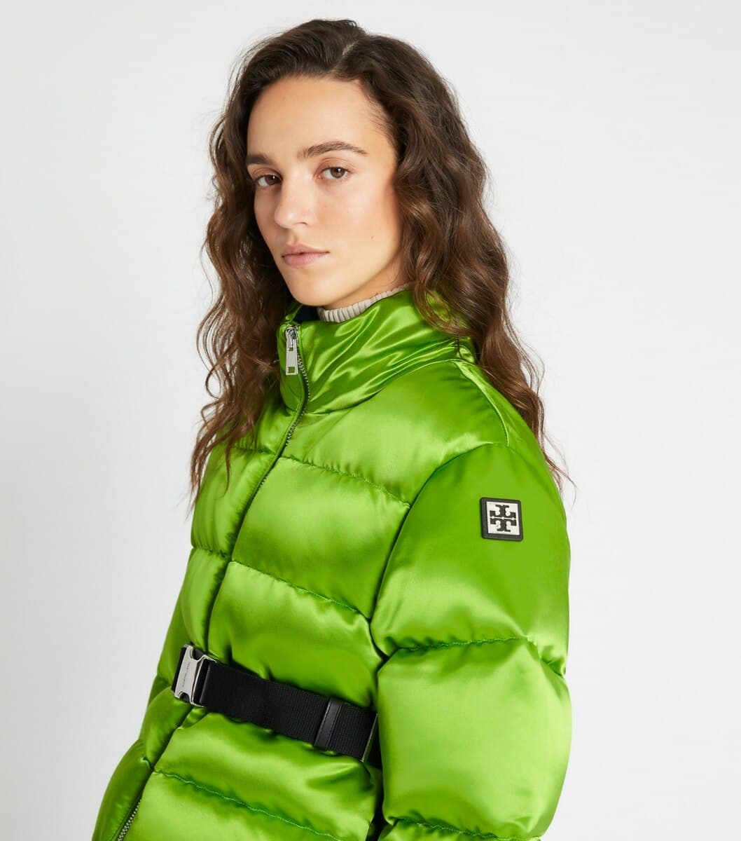 Satin Down Jacket angle 2
