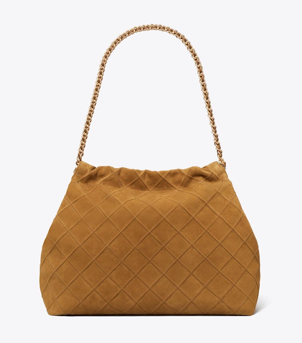 Fleming Soft Suede Hobo Bag angle 4