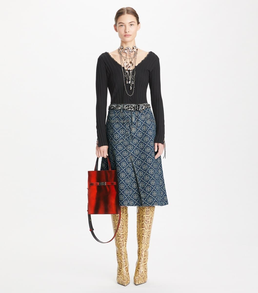 Lace-Up Wool Sweater angle 3