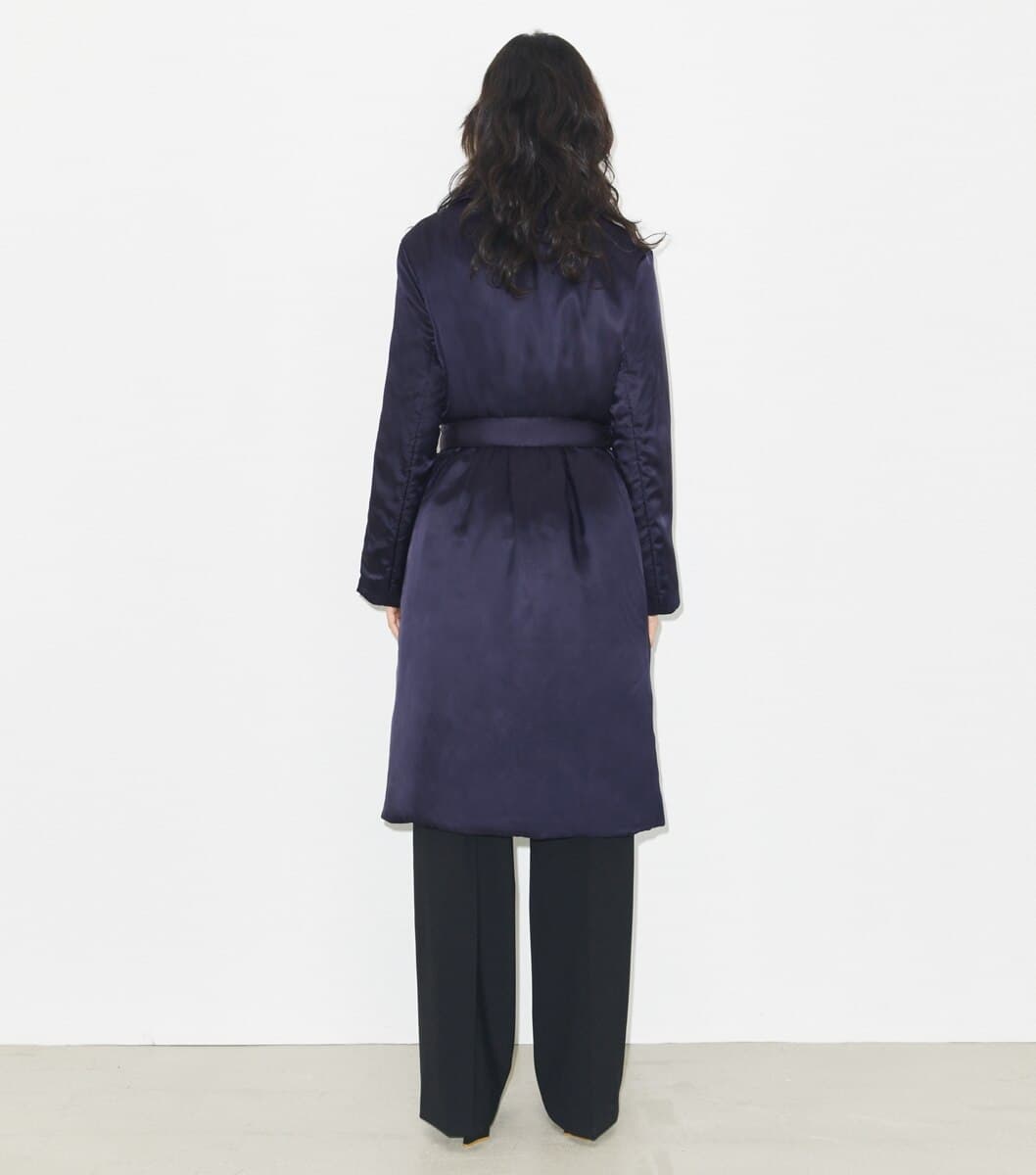 Viscose Padded Coat angle 3