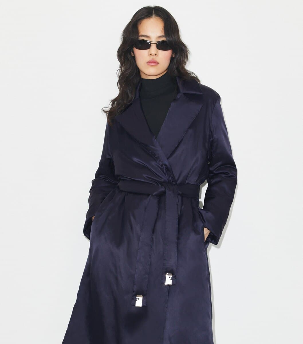 Viscose Padded Coat angle 5