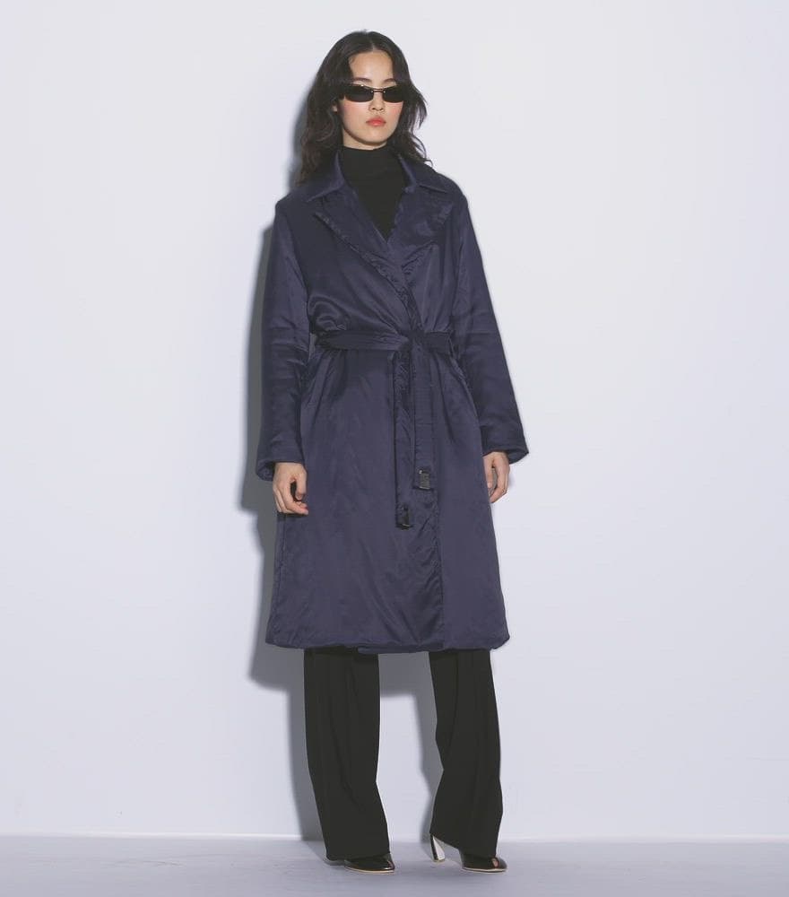 Viscose Padded Coat angle 4