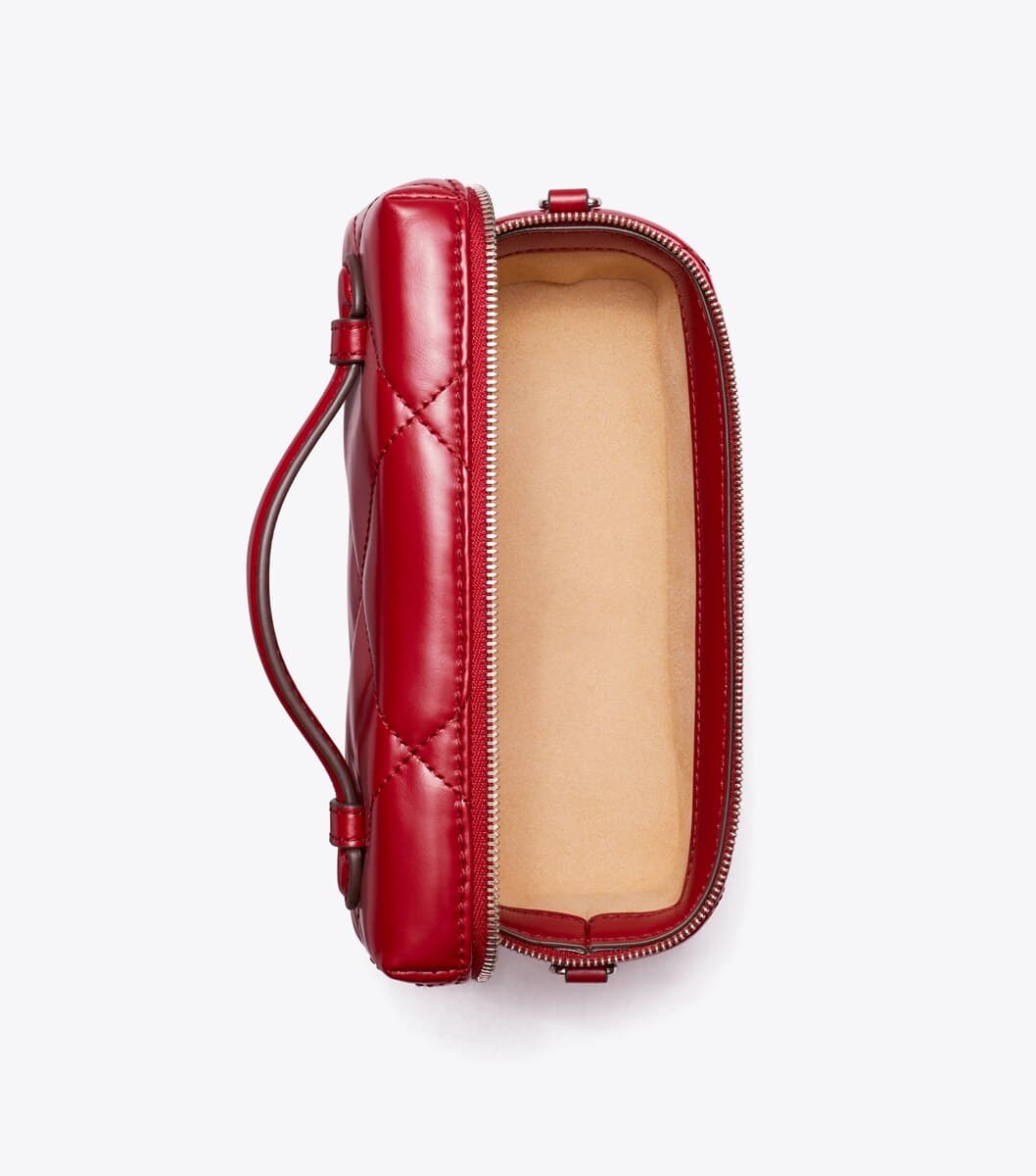 Kira Diamond Quilt East-West Vanity Case angle 6