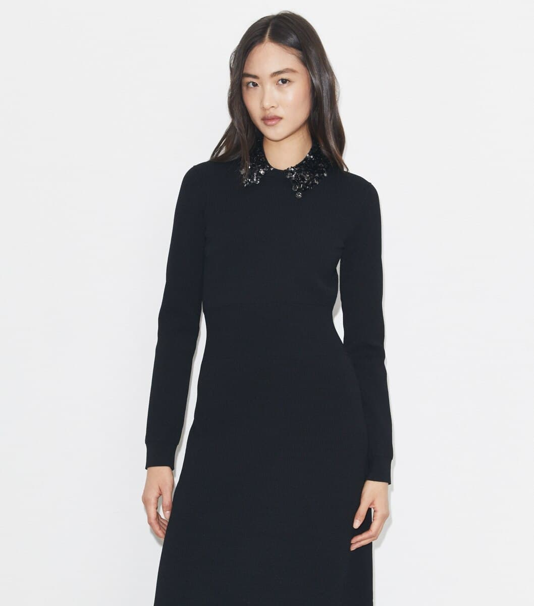 Embellished Collar Dress angle 5
