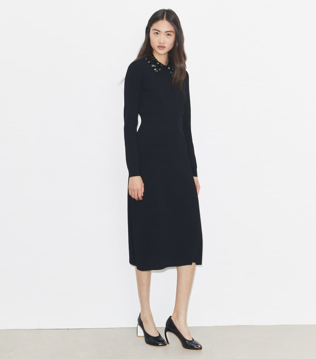 Embellished Collar Dress angle 2