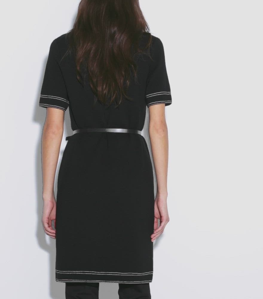 Topstitch Wool Camp Dress angle 5