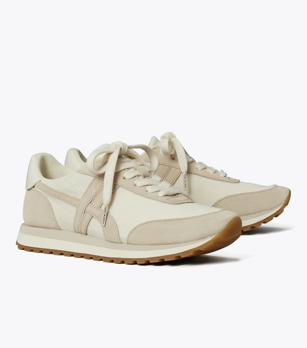 Hank Sneaker in NEW IVORY / CALCARE / TITANIUM WHITE