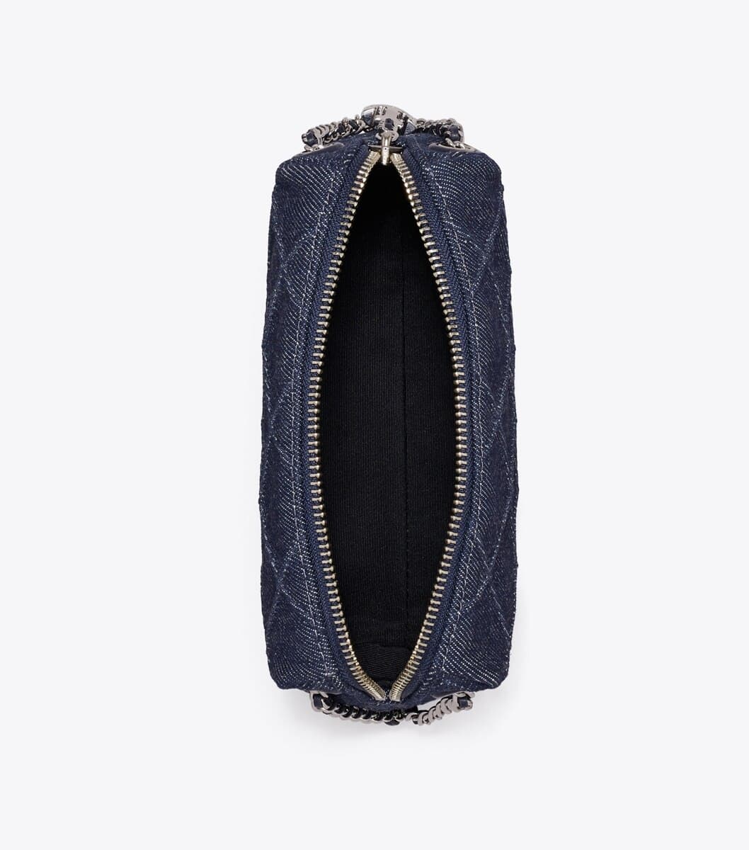 Fleming Denim Soft Crossbody Bag angle 5