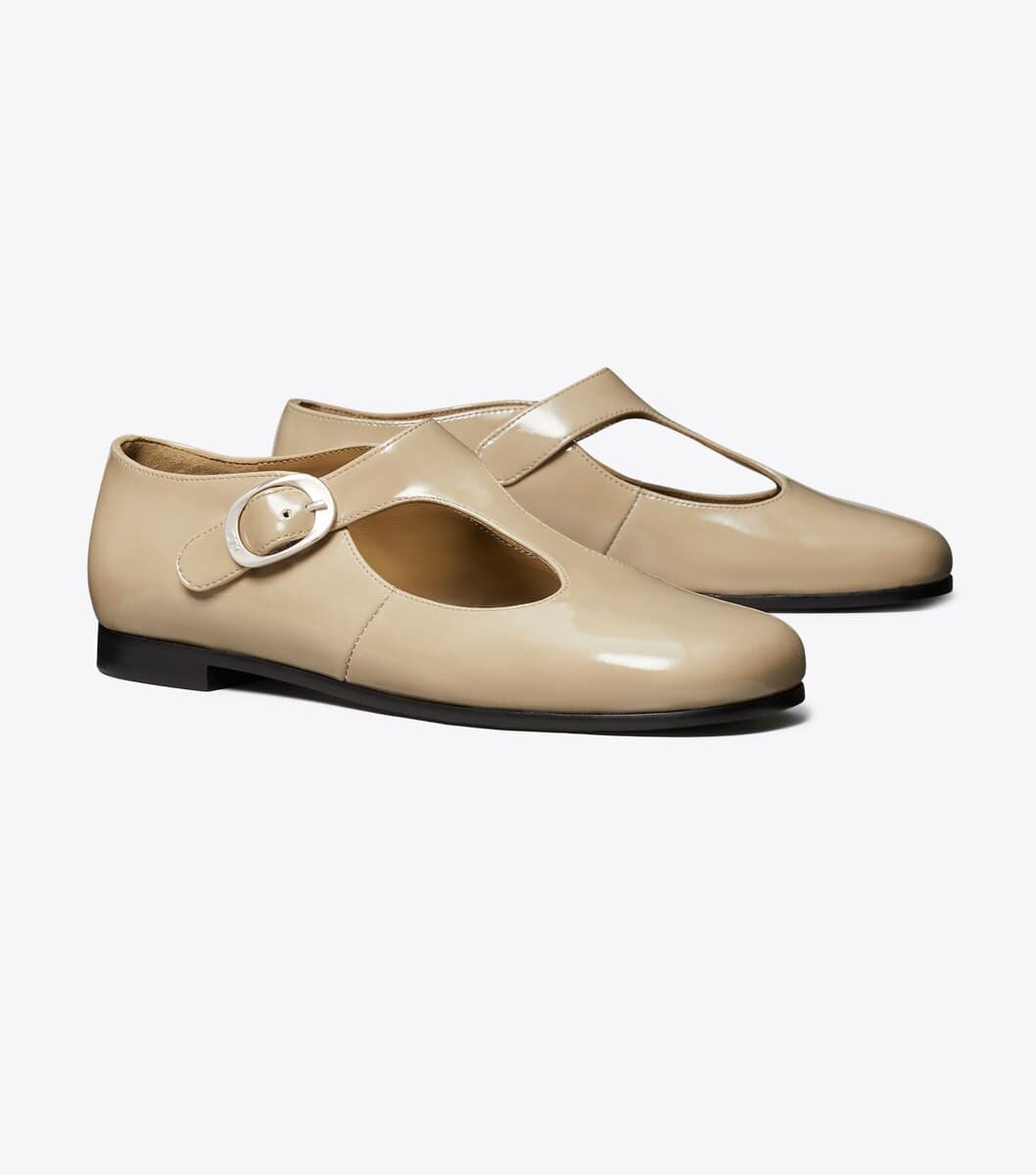 Violet T-Strap in MOON SHELL