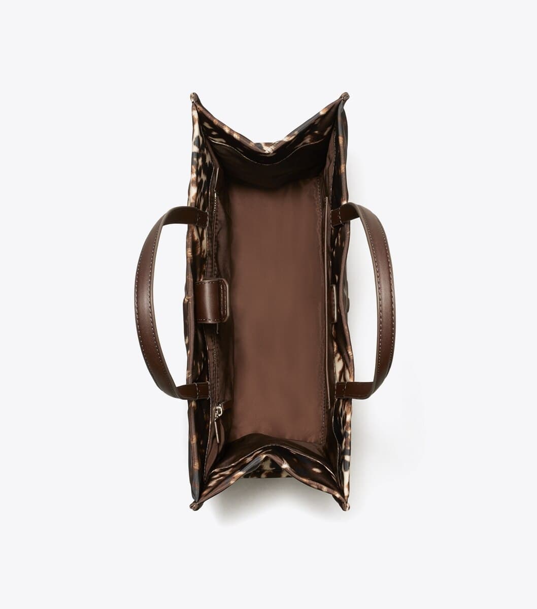 Ella Printed Nylon Small Tote angle 5