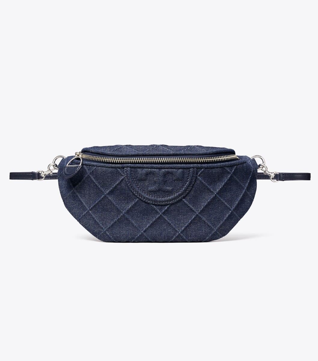 Fleming Denim Charm Belt Bag angle 6
