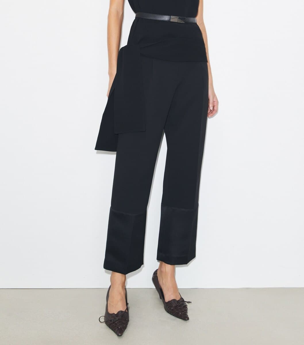 Cropped Crepe Pant angle 5