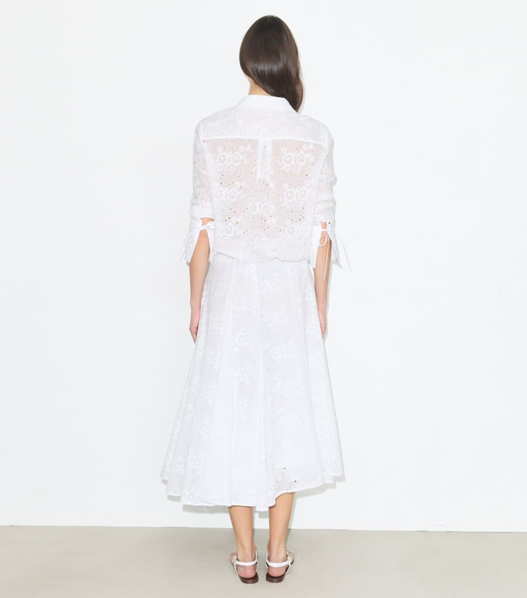 Cotton Eyelet Blouse angle 5
