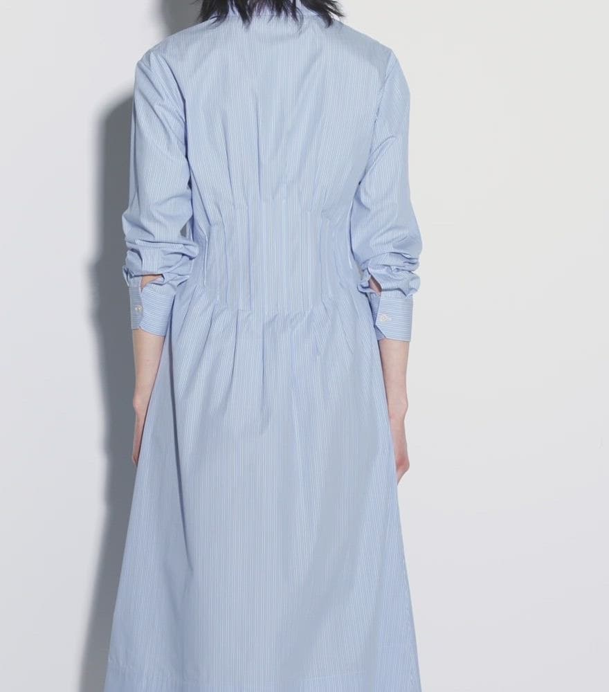 Striped Shirtdress angle 4