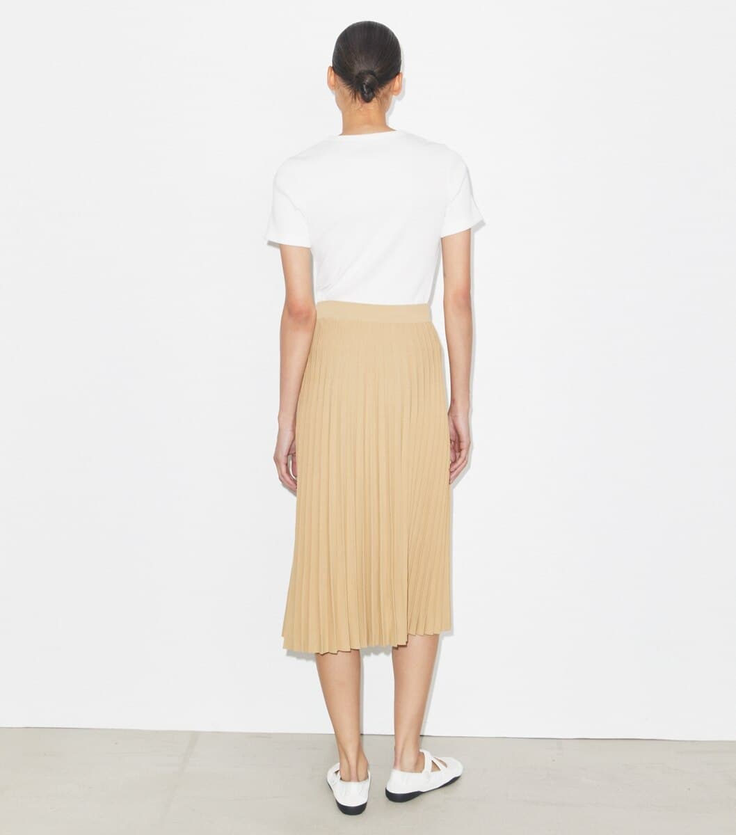 Pleated Viscose Skirt angle 3