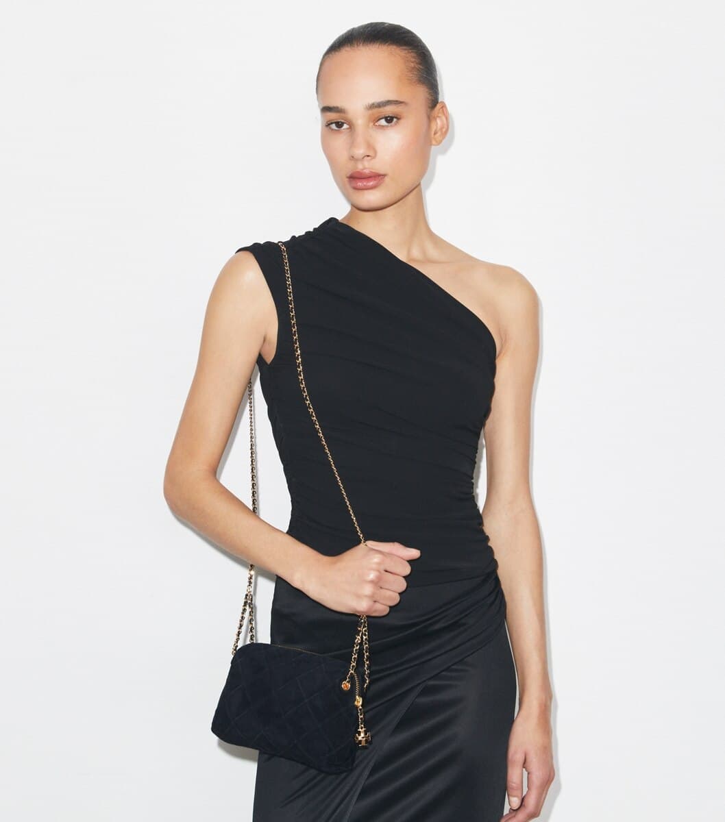 Fleming Soft Suede Crossbody Bag angle 2