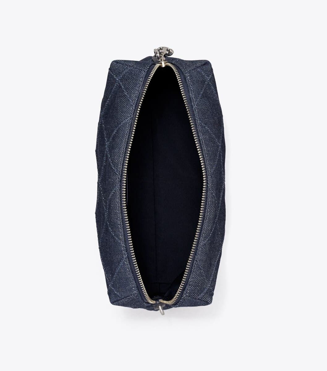 Large Fleming Denim Soft Crossbody Bag angle 6