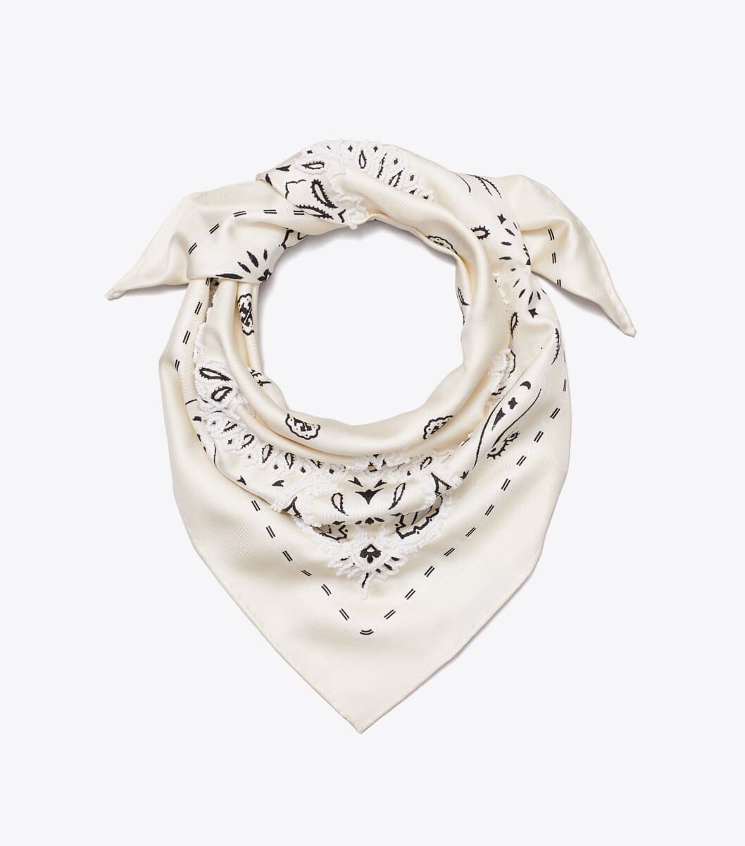 Beaded Bandana Triangle Scarf angle 3