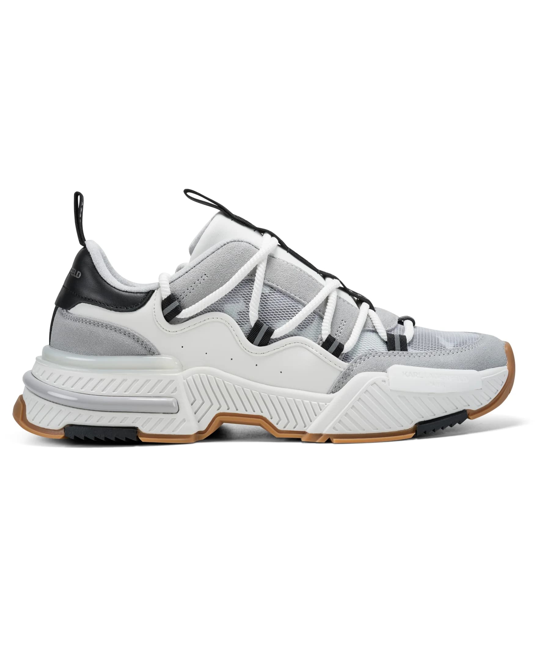 DOMINIC LEATHER AND MESH SNEAKER