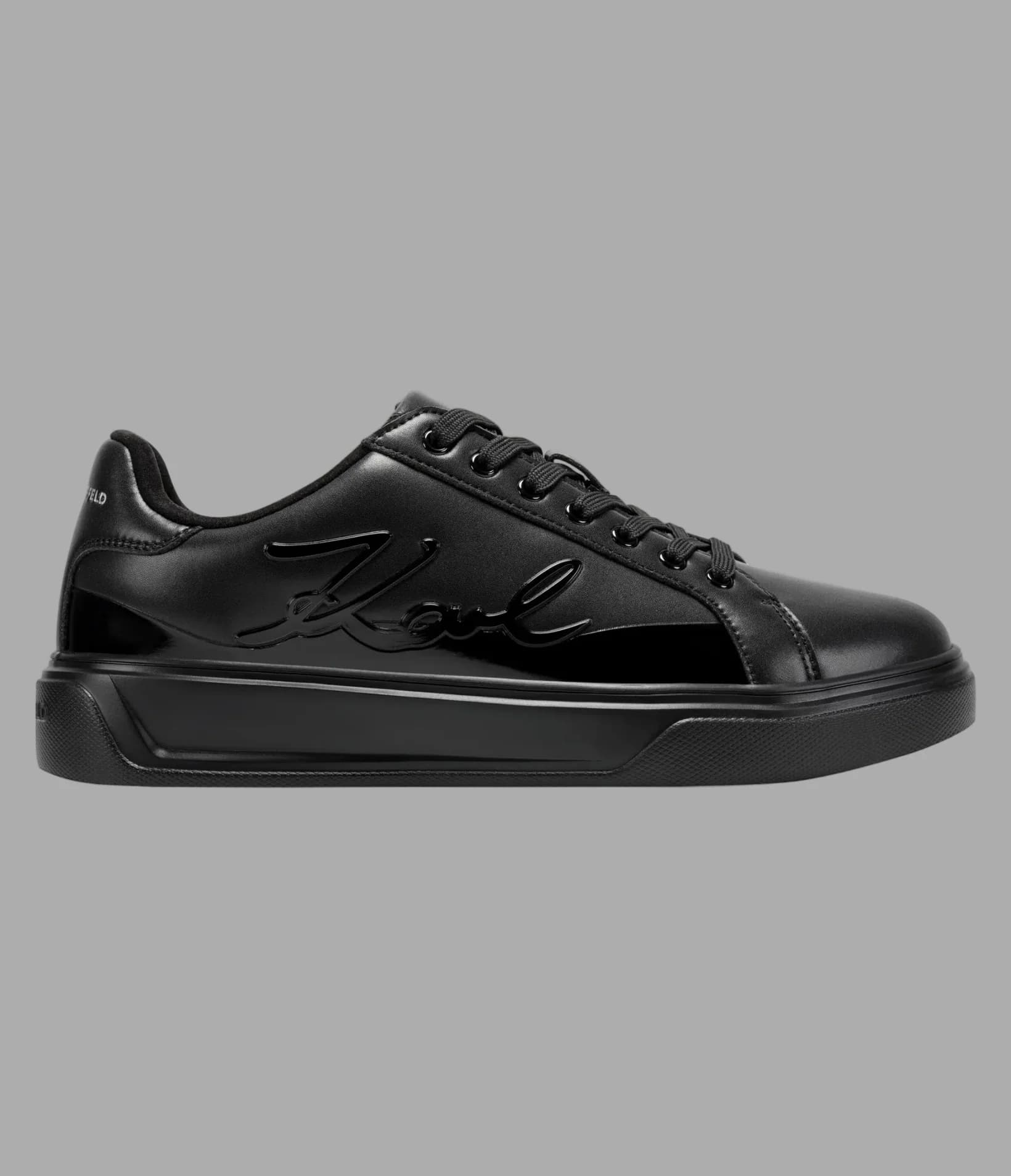 EUGÈNE LEATHER LOGO SNEAKER